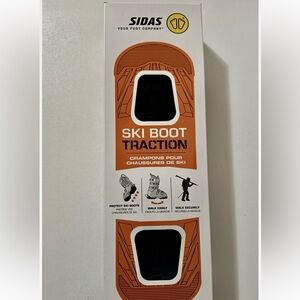 SIDAS Flexible Rubber Anti-Slip Adjustable Ski Boot Traction Crampons - One Size